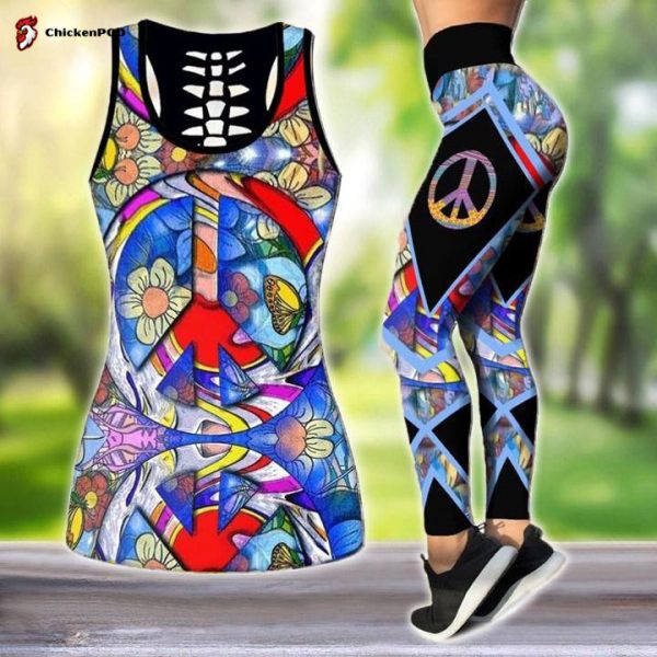 Fan Gifts Premium Hippie D Over Printed Legging &Amp; Tank Top