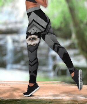 Fan Gifts Premium Legging & Tank Top Funny Cat