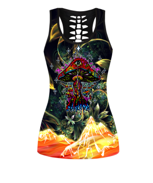 Fan Gifts Premium Mushroom Hippe D Over Printed Legging &Amp; Tank Top 2 Fan Gifts Premium Mushroom Hippe D Over Printed Legging &Amp; Tank Top 1