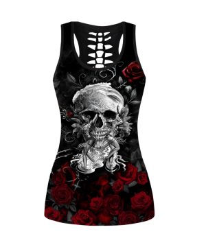 Fan Gifts Skull All Over Printed Combo Tanktop + Legging Na 4 Fan Gifts Skull All Over Printed Combo Tanktop + Legging Na 3