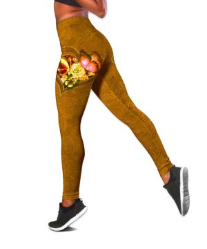 Fan Gifts Yellow Butterfly Combo Legging + Tanktop 4 Fan Gifts Yellow Butterfly Combo Legging + Tanktop 3