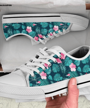 Floral Flowers Low Top Shoes Gift for Men Women