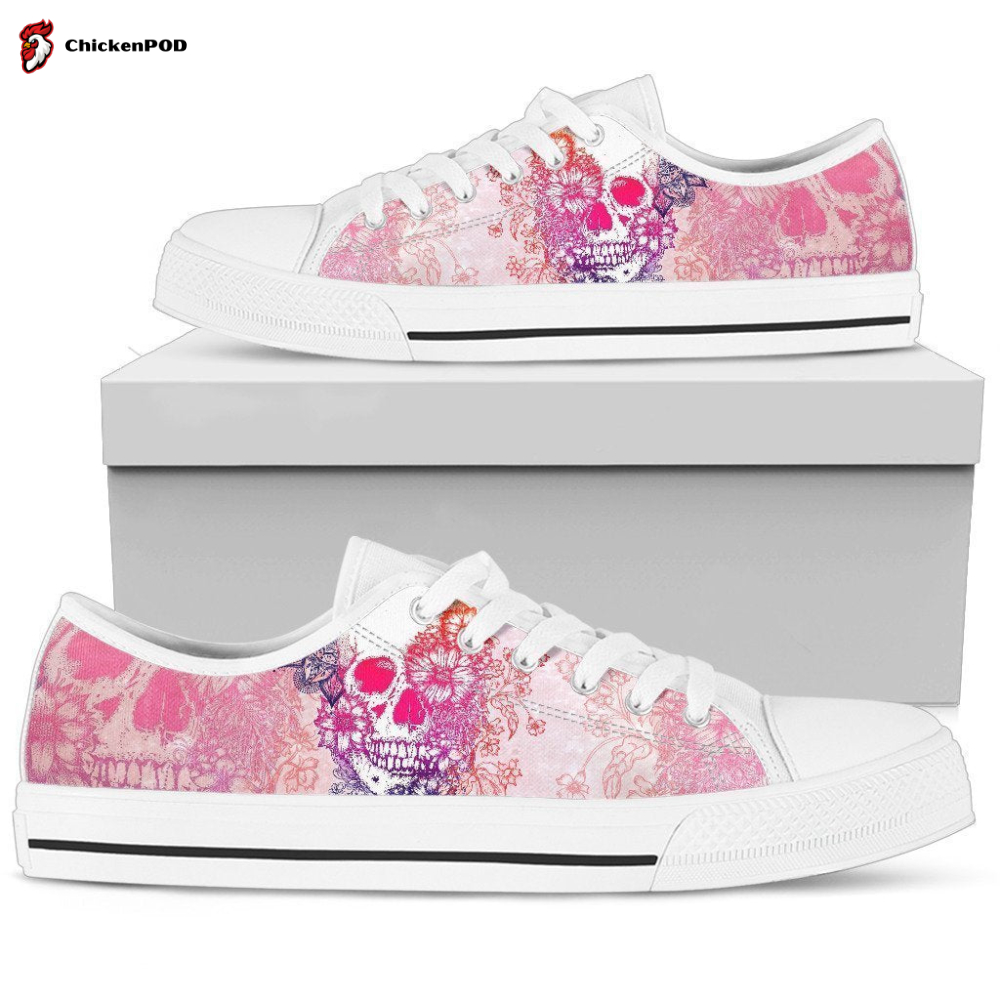 Flower Punk Women’S Low Top Shoes Flower Punk Women’S Low Top Shoes