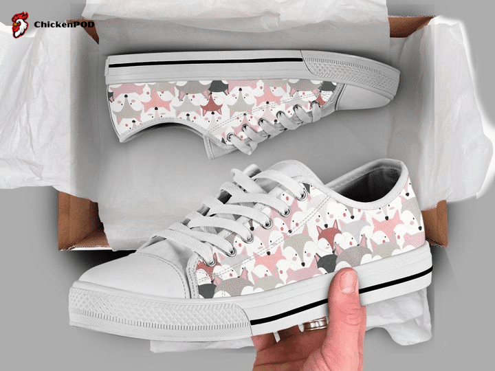 Fox Low Top Shoes Gift For Men Women Fox Low Top Shoes Gift For Men Women