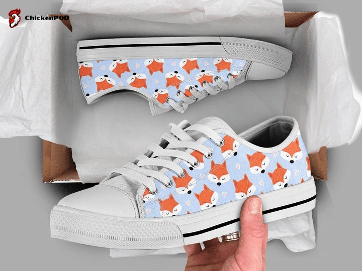 Fox Low Top Shoes Gift For Men Women Fox Low Top Shoes Gift For Men Women