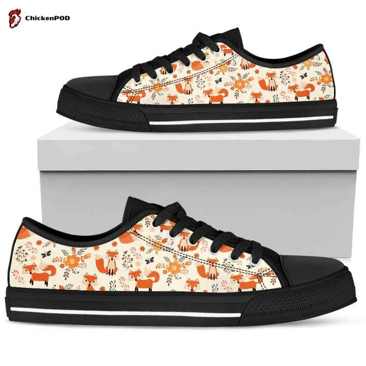 Fox Low Top Shoes Gift For Men Women Fox Low Top Shoes Gift For Men Women