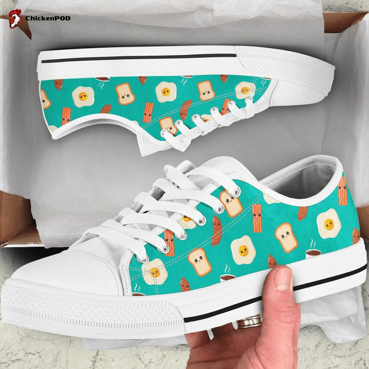 Fried Eggs Low Top Shoes Gift For Men Women Fried Eggs Low Top Shoes Gift For Men Women