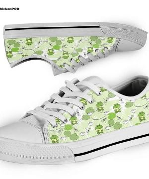 Frog Low Top Shoes Gift for Men Women
