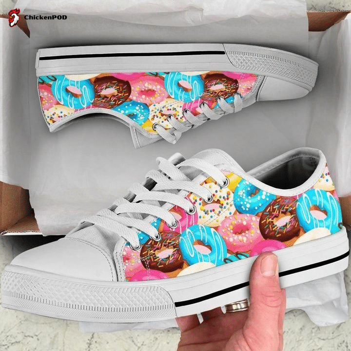 Fun Donut Low Top Shoes Gift For Men Women Fun Donut Low Top Shoes Gift For Men Women