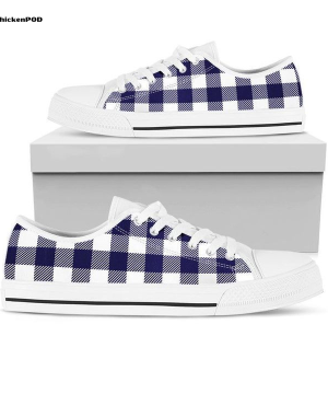 Gingham Low Top Shoes Gift for Men Women