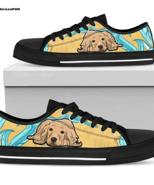 Golden Retriever Low Top Shoes Gift for Men Women