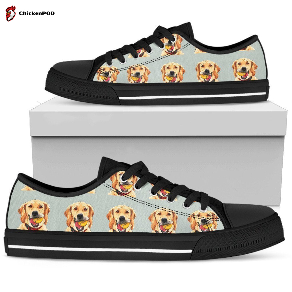 Golden Retriever Women’S Low Top Shoes Golden Retriever Women’S Low Top Shoes