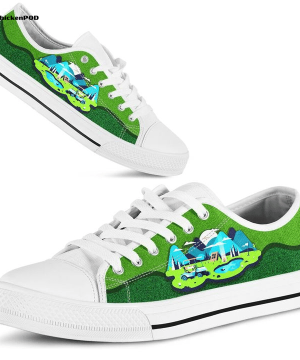 Golf Course Model Low Top Shoes Gift for Men Women