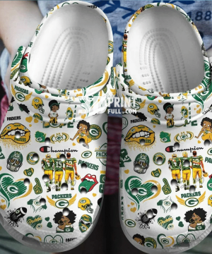 Green Bay Packers Unisex Clogs For Adults Kids Womens Mens
