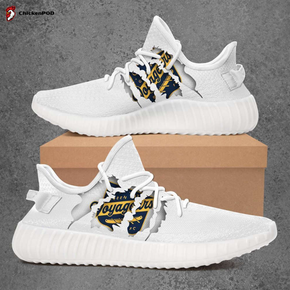 Green Bay Voyageurs Fc Usl League Yeezy Sneaker For Fans Green Bay Voyageurs Fc Usl League Yeezy Sneaker For Fans
