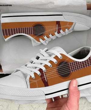 Guitar Shortcut Low Top Shoes Gift for Men Women
