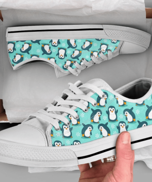 Gym Penguin Low Top Shoes Gift for Men Women