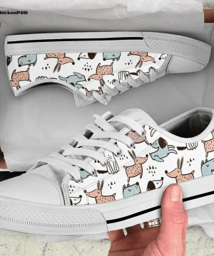 Handrawing Cute Low Top Shoes Gift for Men Women