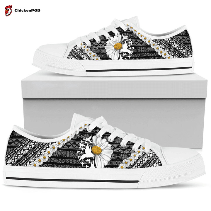 Horse Henna Paisley Low Top Shoes Gift For Men Women Horse Henna Paisley Low Top Shoes Gift For Men Women