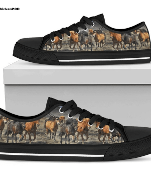 Horse Herd Low Top Shoes Gift for Men Women