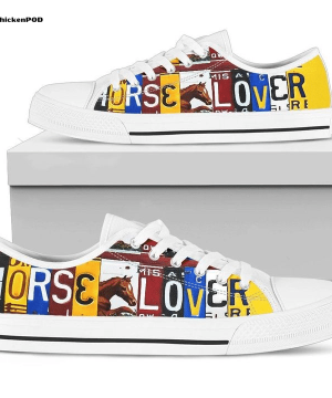 Horse Lover Low Top Shoes Gift for Men Women