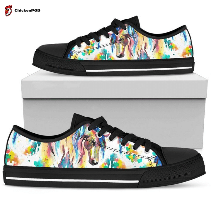 Horse Low Top Shoes Gift For Men Women Horse Low Top Shoes Gift For Men Women