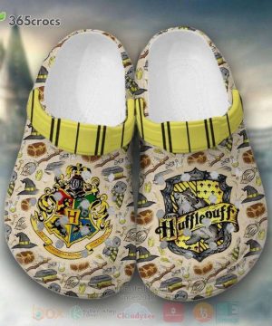 Hufflepuff Harry Potter Cream Unisex Clogs Clog Shoes