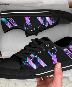 Hunting Striped Low Top Shoes Gift for Men Women