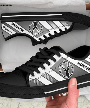 Hunting Striped Low Top Shoes Gift for Men Women