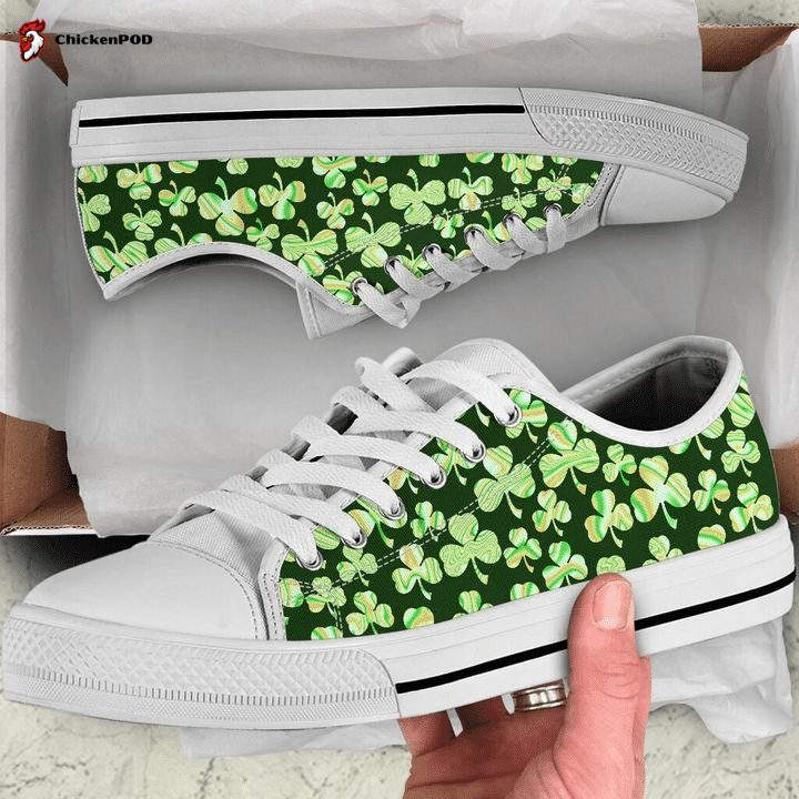 Irish Shamrock Holopt Low Top Shoes Gift For Men Women Irish Shamrock Holopt Low Top Shoes Gift For Men Women