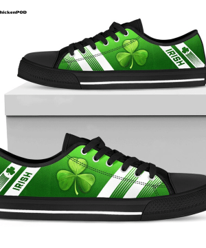 Irish Striped Low Top Shoes Gift for Men Women