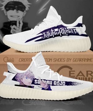 Jujutsu Kaisen Shoes Satoru Gojo Custom Anime Yeezy Sneaker For Men Women Fans 4 Jujutsu Kaisen Shoes Satoru Gojo Custom Anime Yeezy Sneaker For Men Women Fans 3