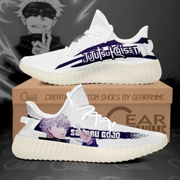 Jujutsu Kaisen Shoes Satoru Gojo Custom Anime Yeezy Sneaker For Men Women Fans