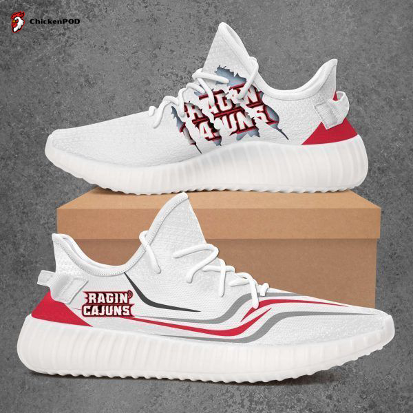 Louisiana Ragin Cajuns Ncaa Yeezy Sneaker For Fans Louisiana Ragin Cajuns Ncaa Yeezy Sneaker For Fans