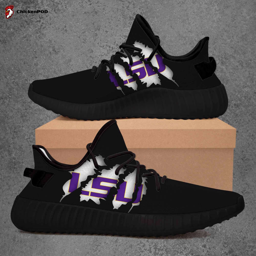 Louisiana State University Tigers Ncaa Yeezy Sneaker For Men Women Fans Louisiana State University Tigers Ncaa Yeezy Sneaker For Men Women Fans