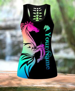 Love Horse Combo Tanktop Legging Fan Gifts 3