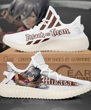 Mikasa Shoes Attack On Titan Custom Anime Yeezy Sneaker For Men Women Fans 2 Mikasa Shoes Attack On Titan Custom Anime Yeezy Sneaker For Men Women Fans 1