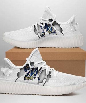 Milwaukee Brewers Ripped Nfl Yeezy Sneaker For Men Women Fans 4 Milwaukee Brewers Ripped Nfl Yeezy Sneaker For Men Women Fans 3