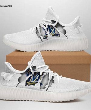 Milwaukee Brewers Ripped NFL Yeezy Sneaker For Men Women Fans Milwaukee Brewers Ripped NFL Yeezy Sneaker For Men Women Fans