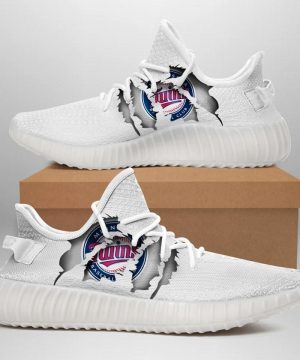 Minnesota Twins Ripped MLB Yeezy Sneaker For Men Women Fans