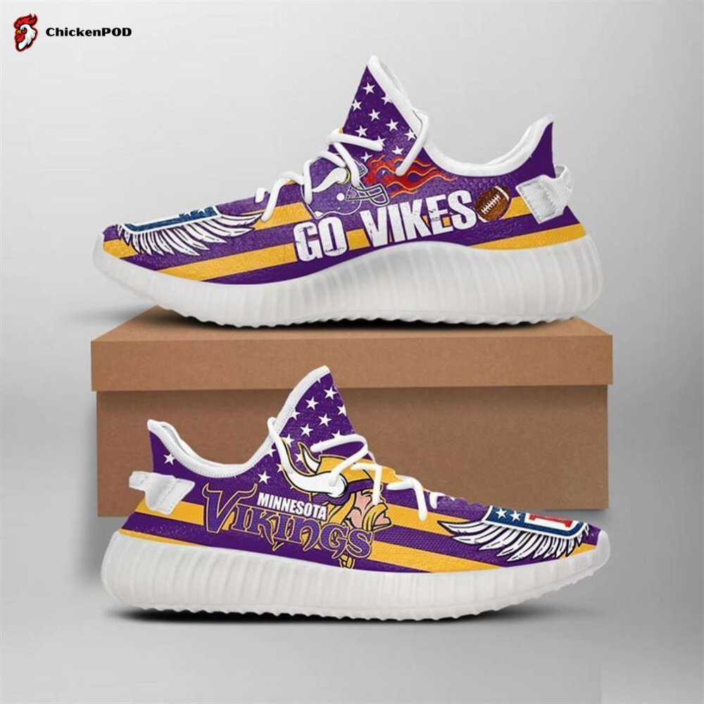 Minnesota Vikings Nfl Yeezy Sneaker For Fans Minnesota Vikings Nfl Yeezy Sneaker For Fans