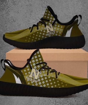 Navy Midshipmen Ncaa Yeezy Sneaker For Fans 4 Navy Midshipmen Ncaa Yeezy Sneaker For Fans 3