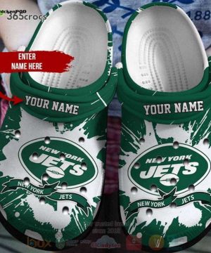New York Jets Nfl Custom Name Unisex Clogs Clog Shoes New York Jets Nfl Custom Name Unisex Clogs Clog Shoes