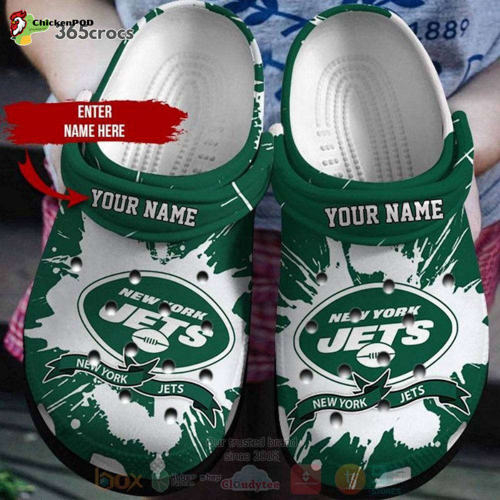 New York Jets Nfl Custom Name Unisex Clogs Clog Shoes New York Jets Nfl Custom Name Unisex Clogs Clog Shoes