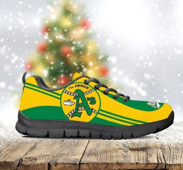 Oakland Athletics Unisex Running Shoes For Fans Fan Gifts