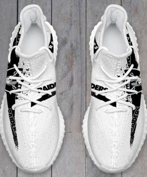 Oakland Raider NFL Yeezy Sneaker For Men Women Fans