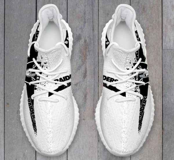 Oakland Raider Nfl Yeezy Sneaker For Men Women Fans