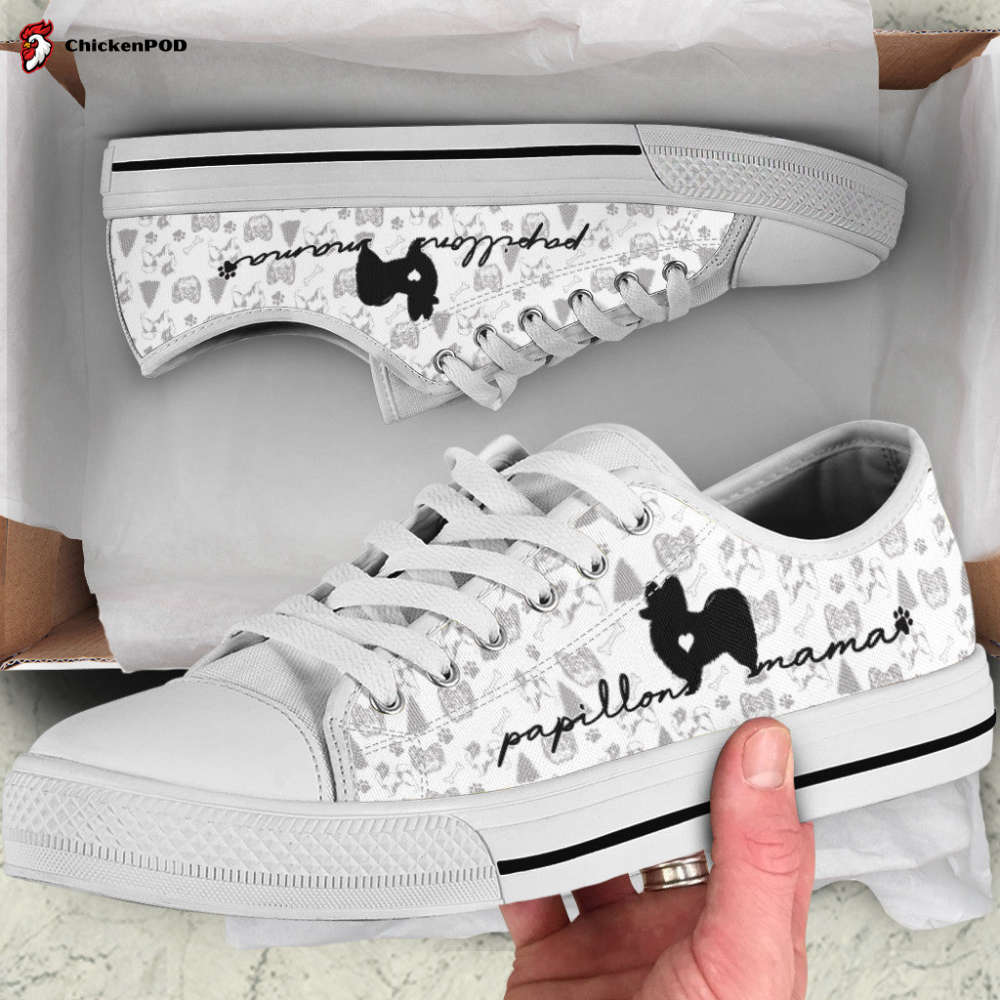Papillon Low Top Shoes Gift For Men Women Papillon Low Top Shoes Gift For Men Women