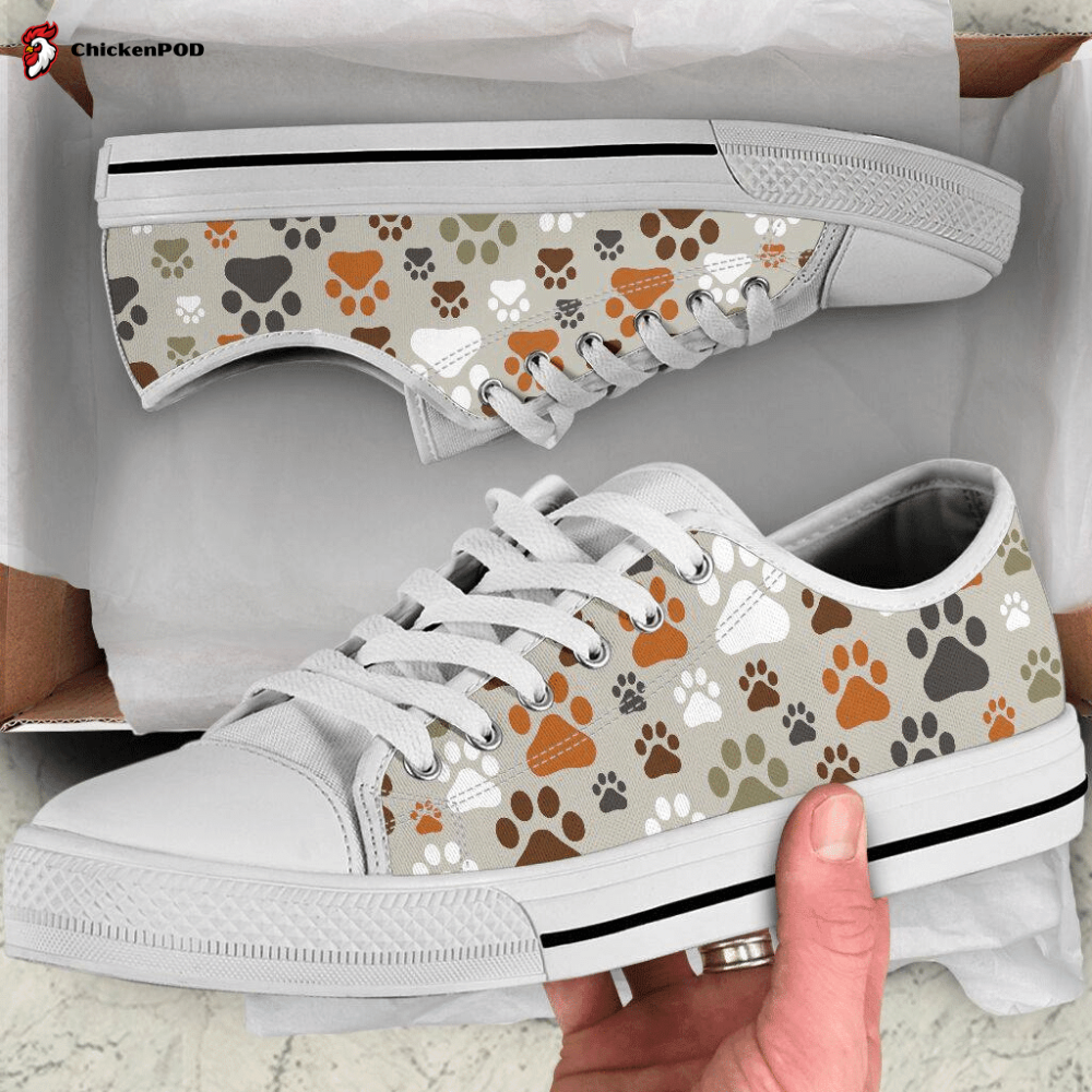 Paw Low Top Shoes Gift For Men Women Sneaker Paw Low Top Shoes Gift For Men Women Sneaker