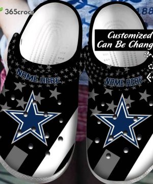 Personalized Football D.Cowboys Star New Unisex Clogs Clog Shoes